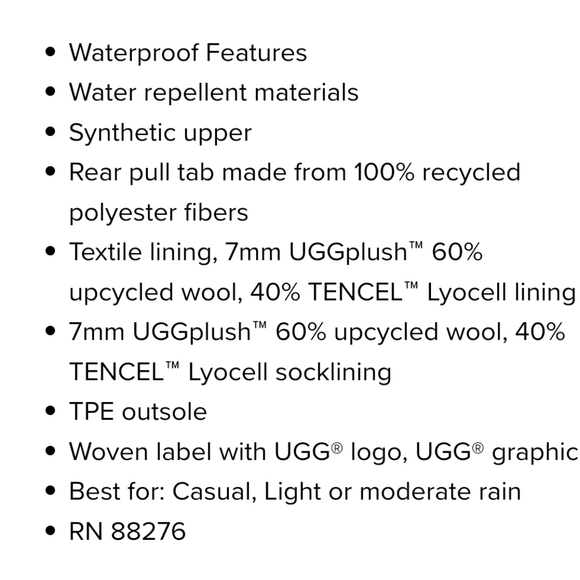 NWT UGGS Classic Mini Brellah boot - Picture 6 of 6